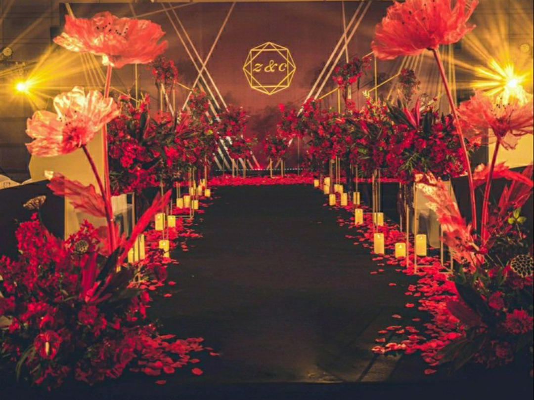 麦琪婚礼《暗.香》红色大气简约婚礼