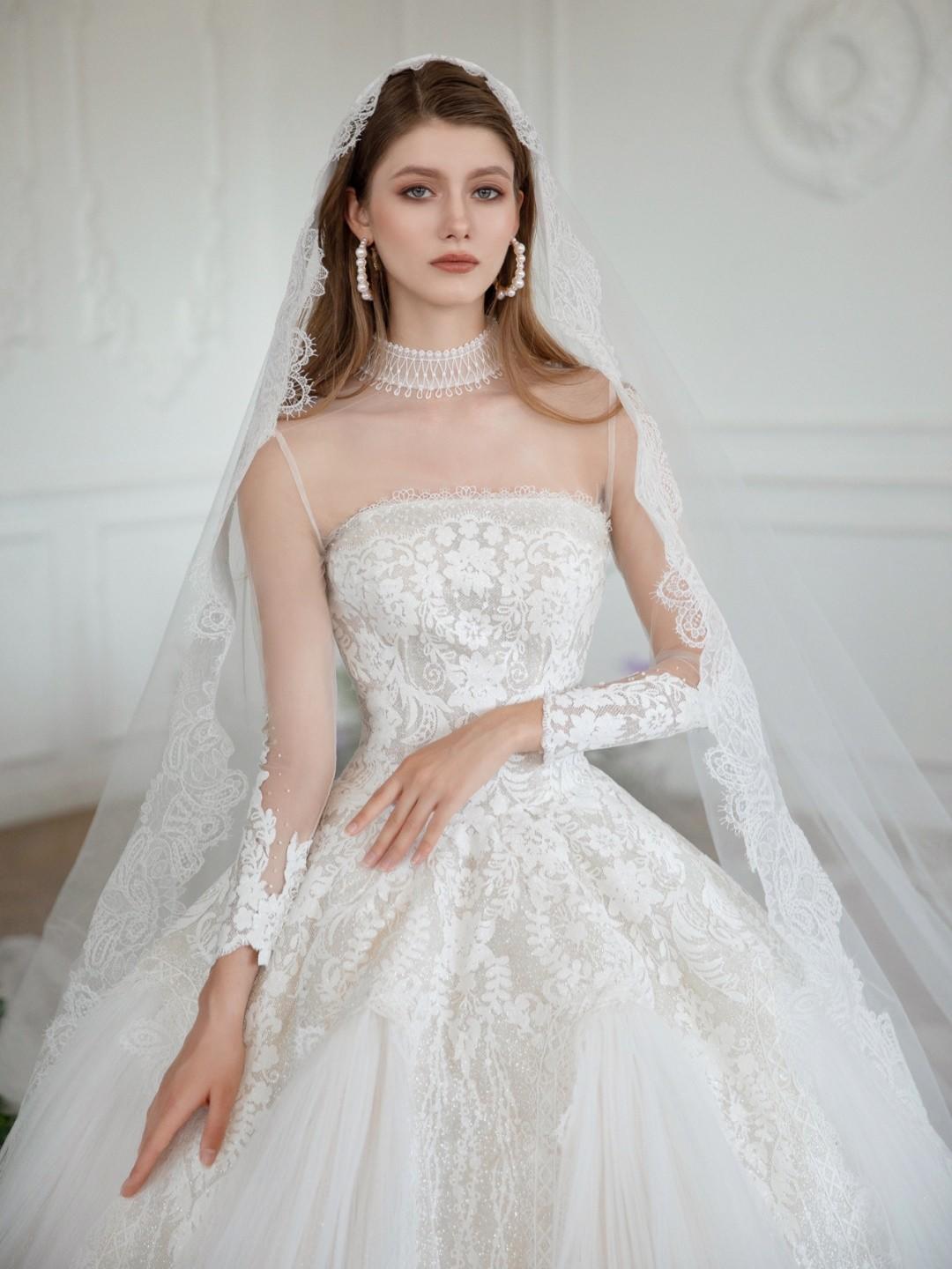 【若梵推荐】重工婚纱华丽女王范