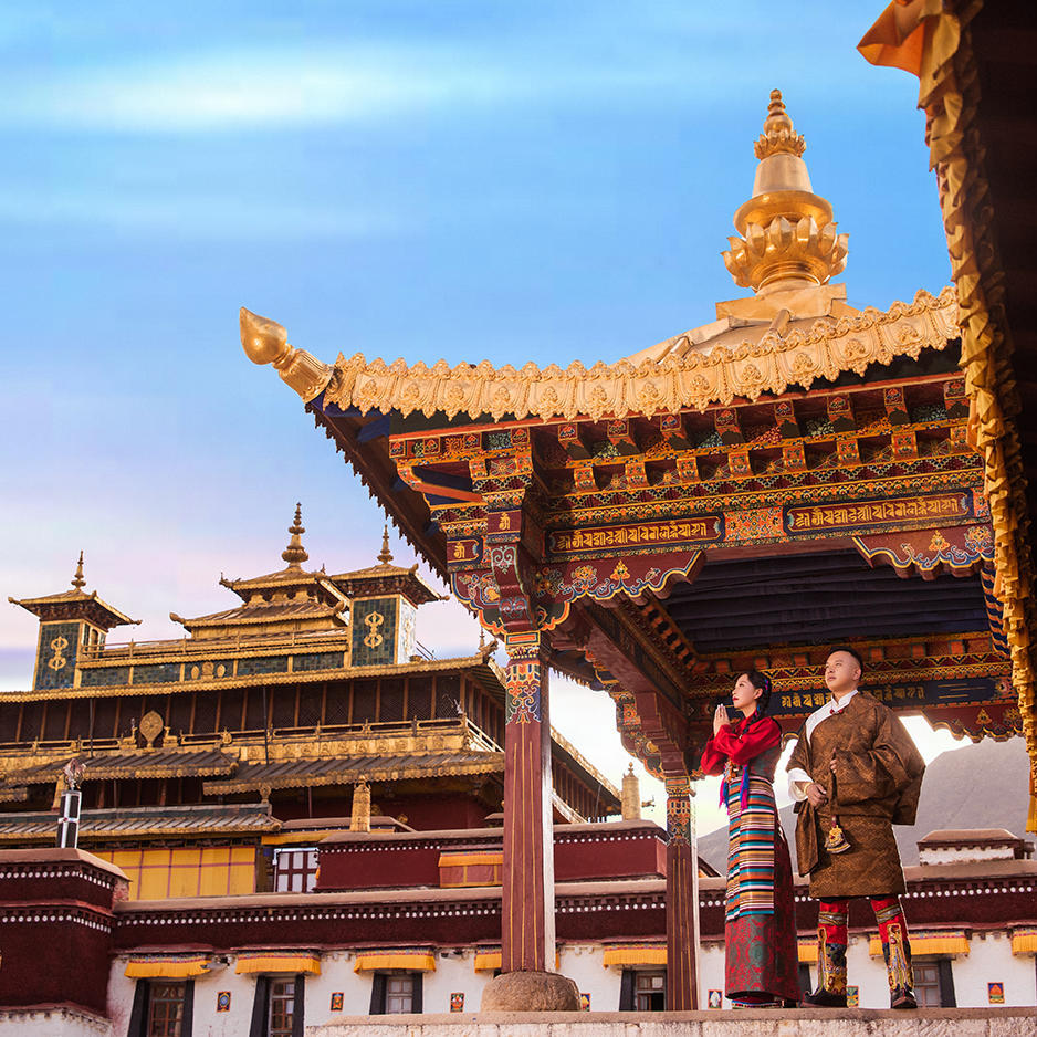 【羊湖+冰川】5月旦尼夫妇婚纱客片欣赏