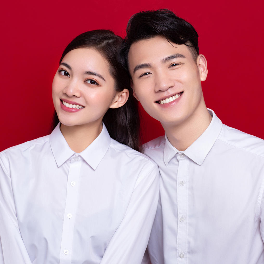 【幸福感证件照】结婚登记照