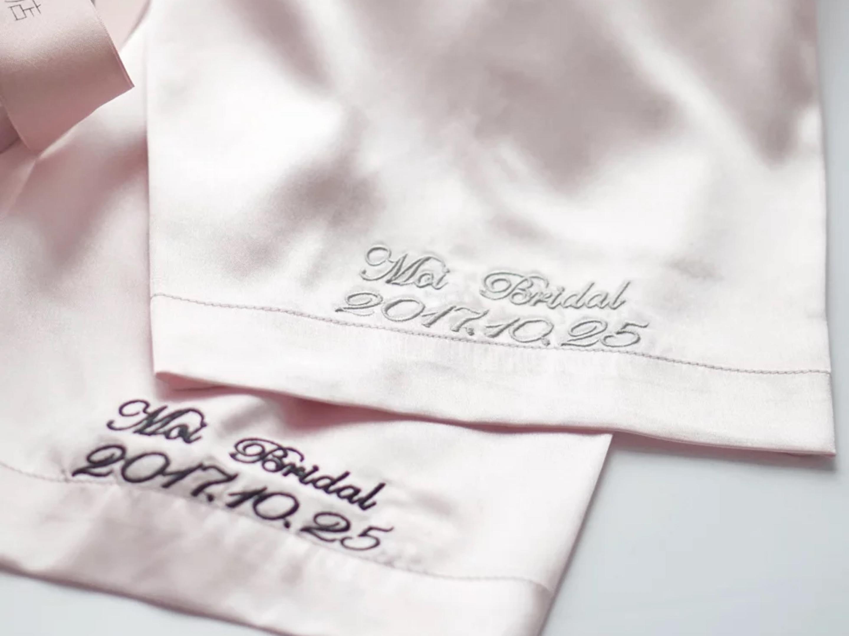 【定制】进口高定头纱+全手工刺绣婚礼晨袍