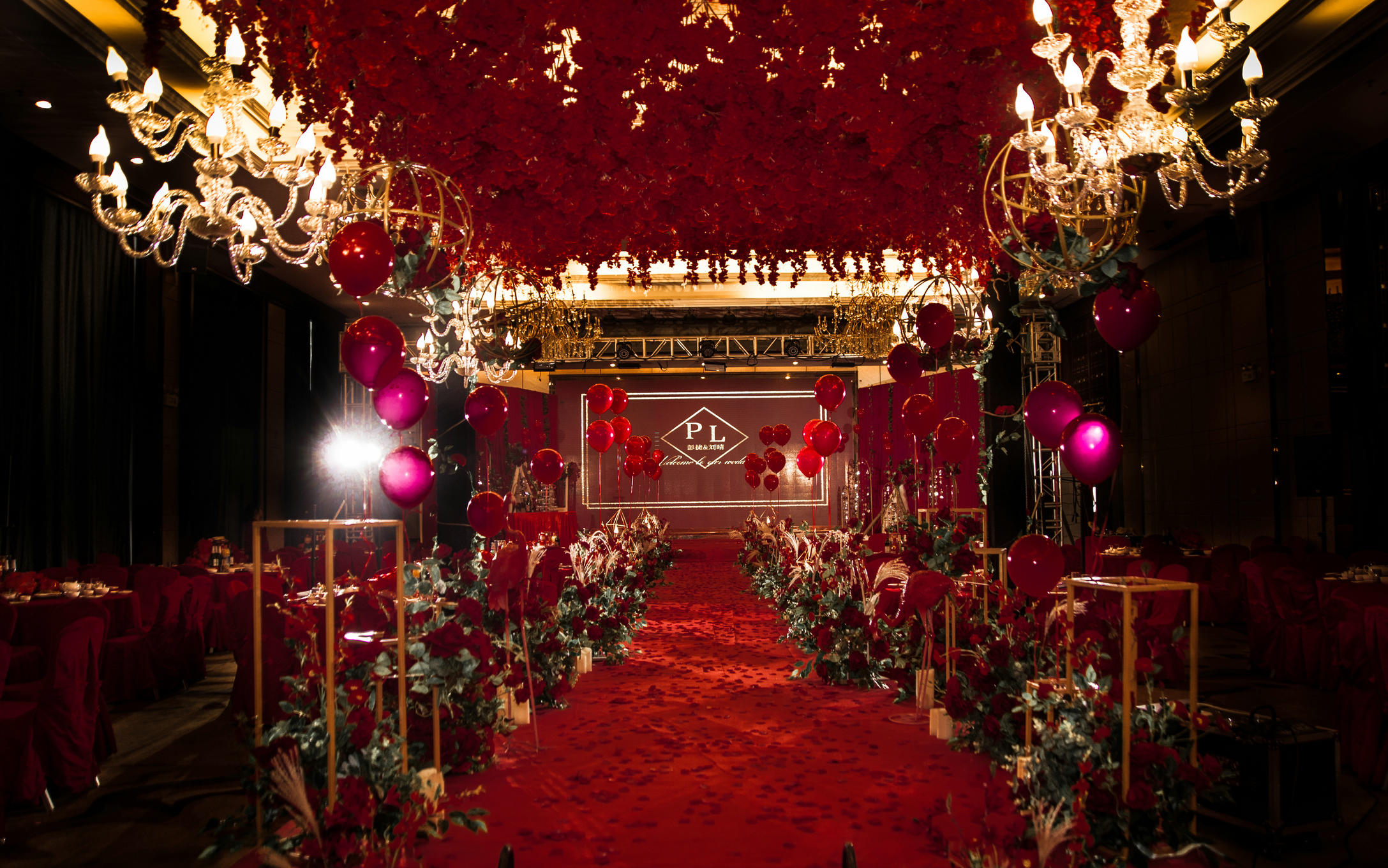 【完美婚庆】勃艮第酒红 祁东一洲