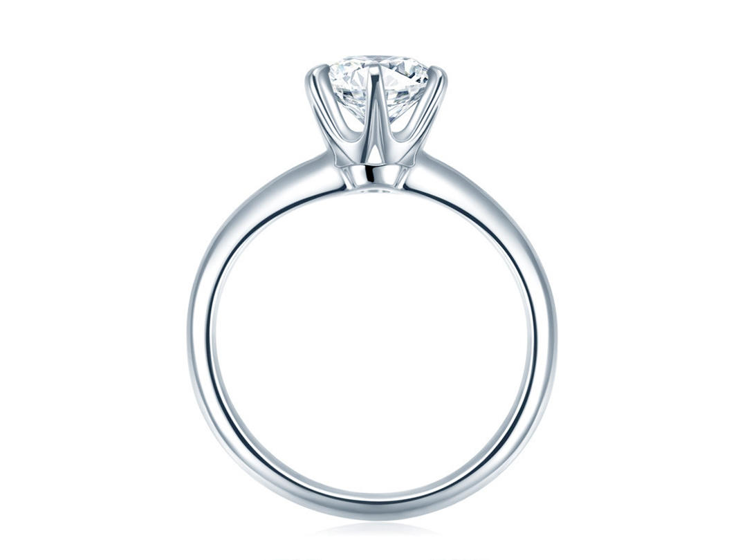 BORAY——经典铂金六爪钻戒