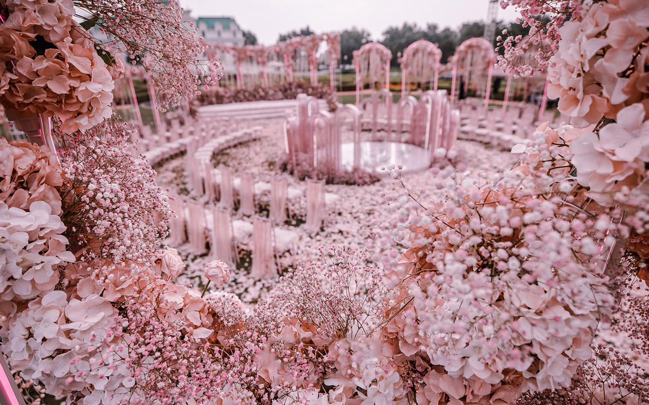 网红款婚礼桃子气泡水夏日清凉清新