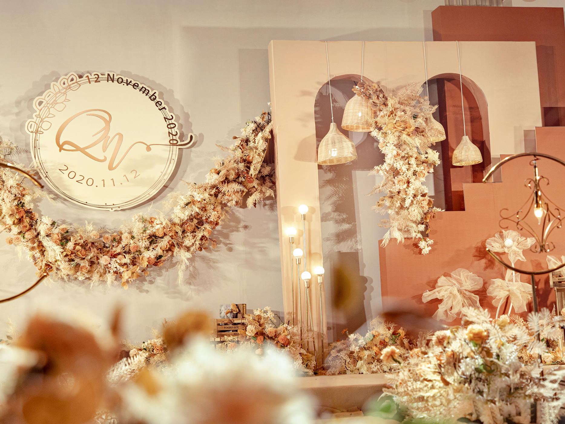 潮囍婚典 泰式莫兰迪 | 焦糖色系+四大金刚