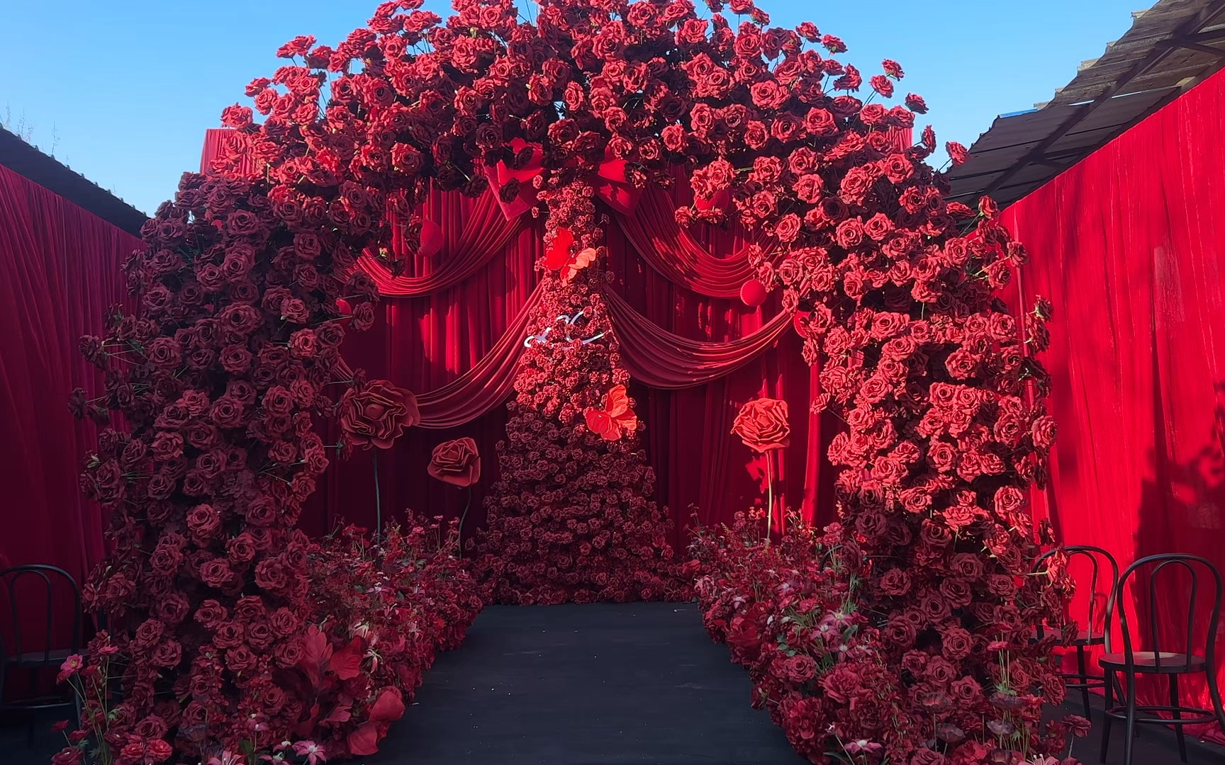 【花嫁之約】庭院瀑布玫瑰花小眾婚禮