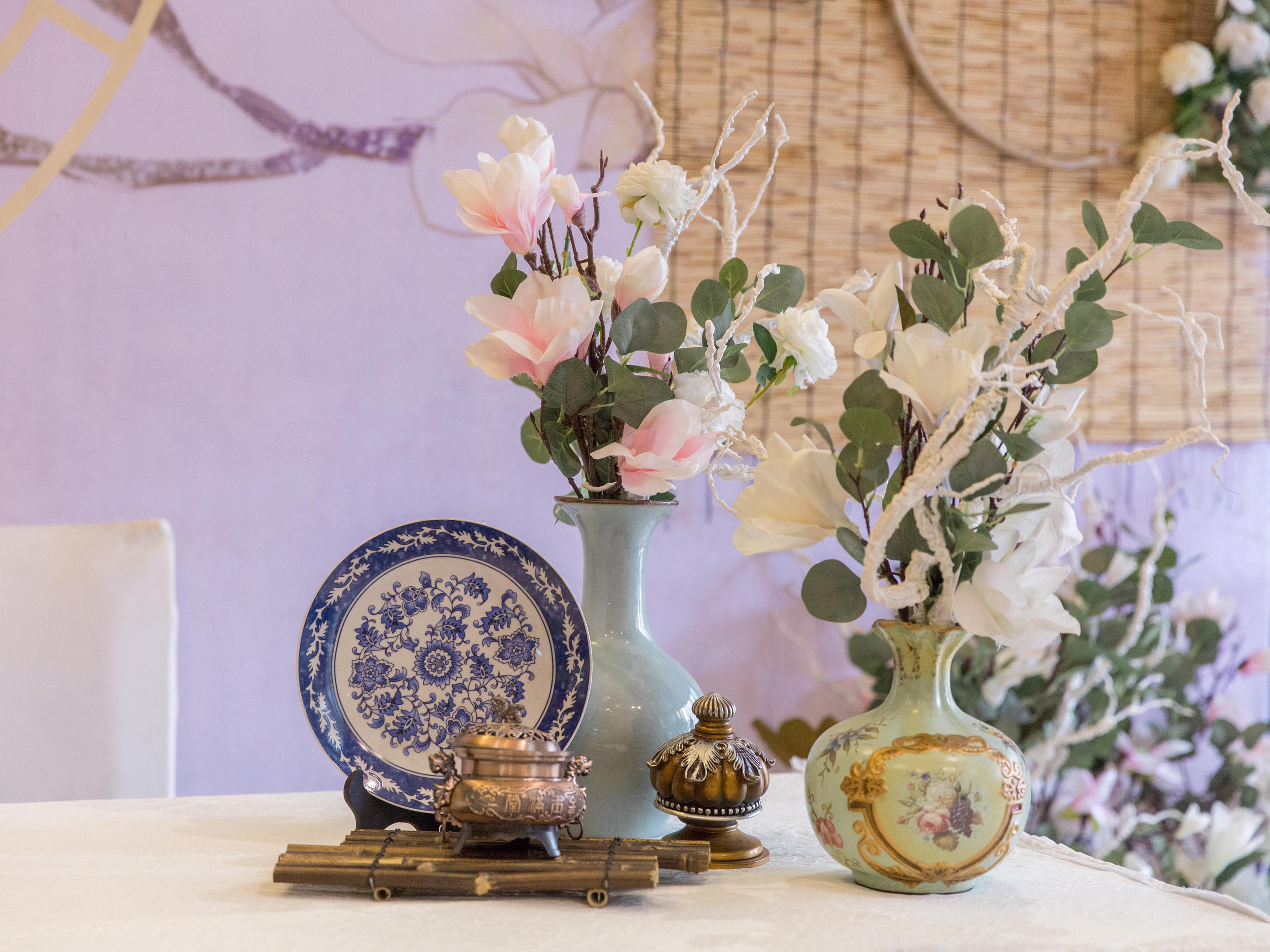 现代简约中式香槟色婚礼“秘密花园”