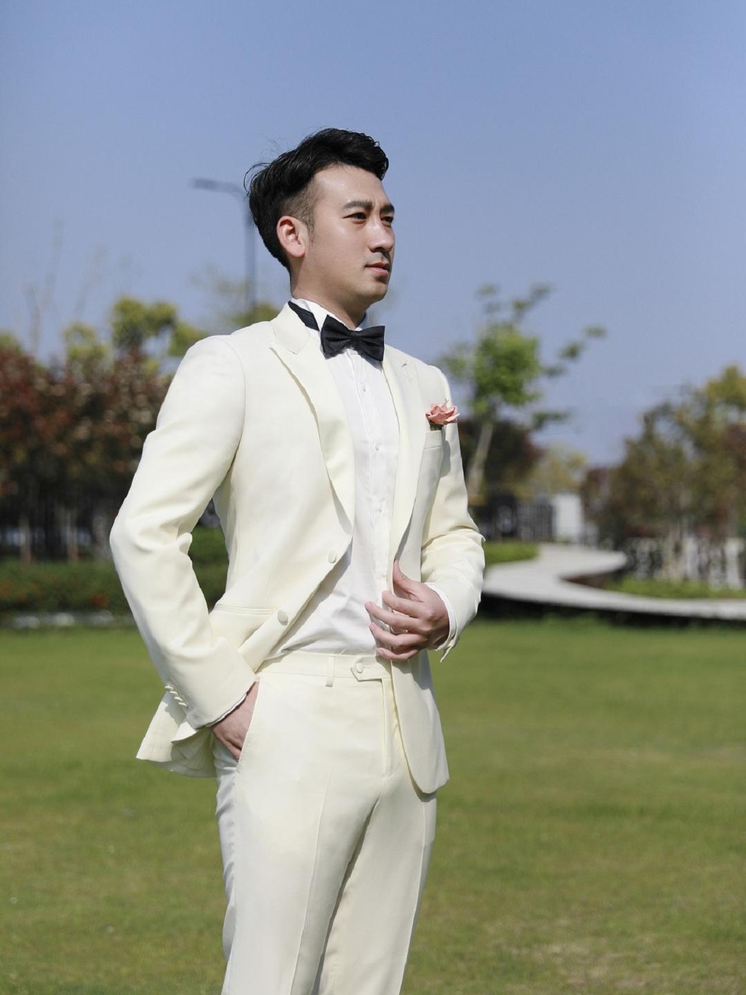 趙涵府结婚礼服量身定制新郎必选