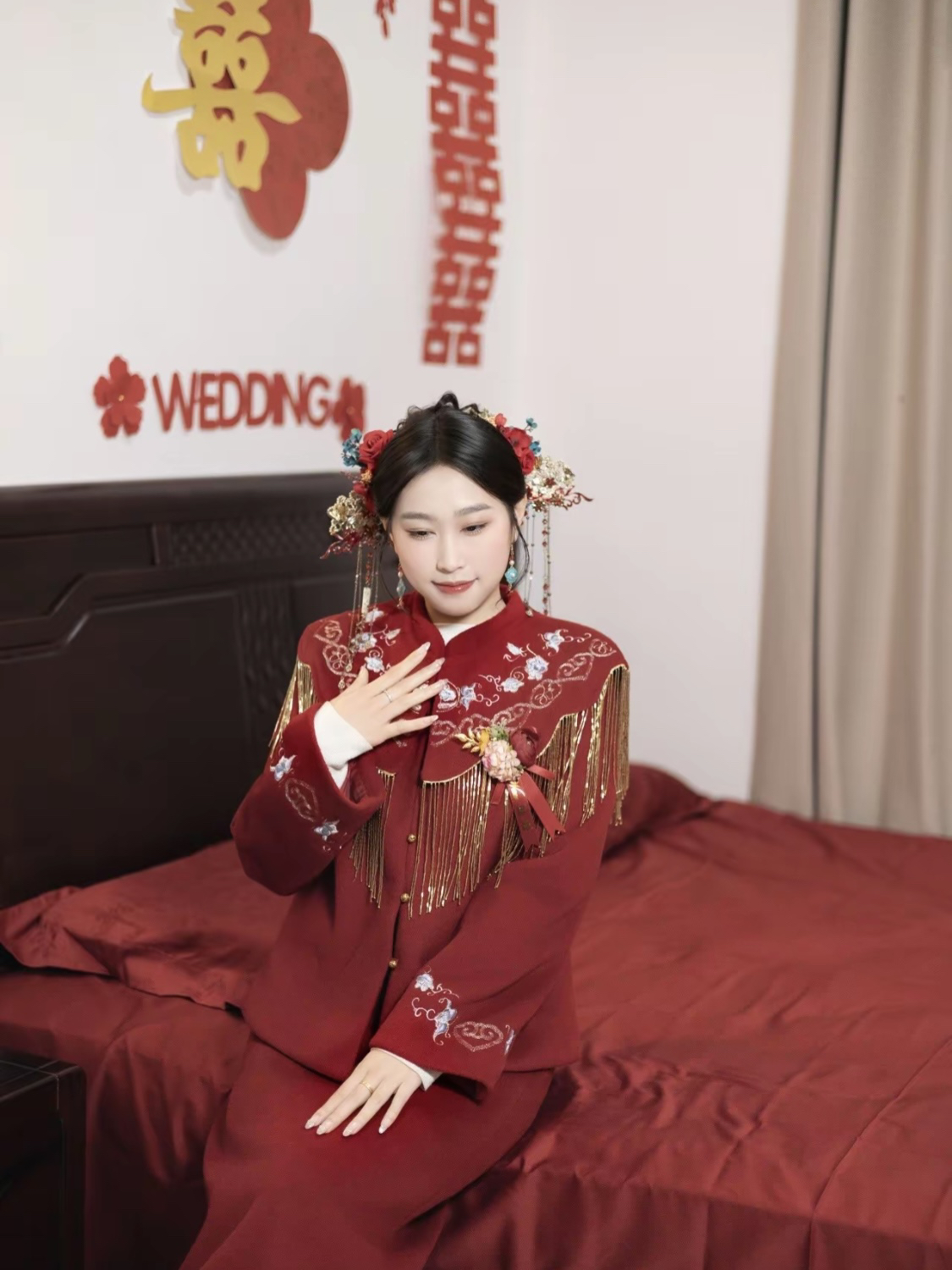 宁乡青山桥中式出门妆造