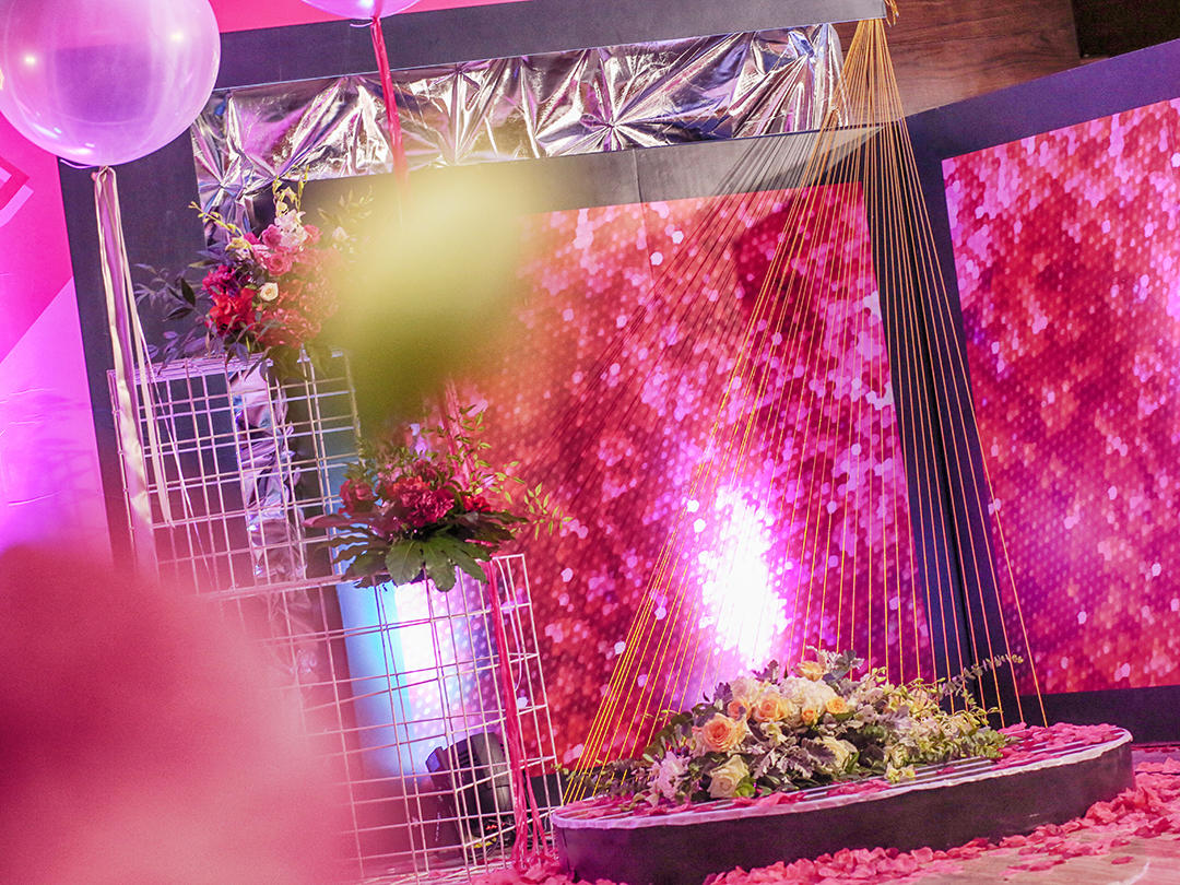 五角场凯悦|个性主题婚礼|黑红定制