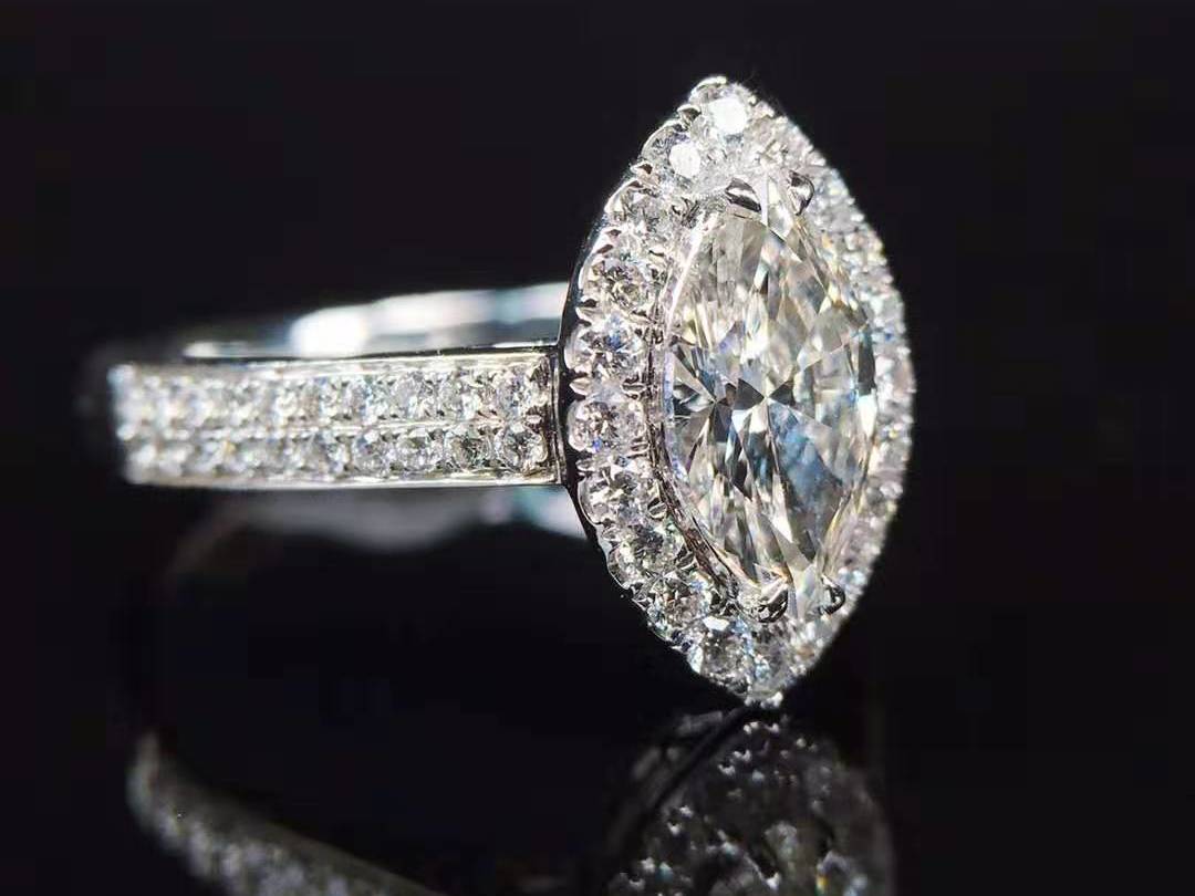 70分GIA异形钻马眼型钻石钻石交易中心直供