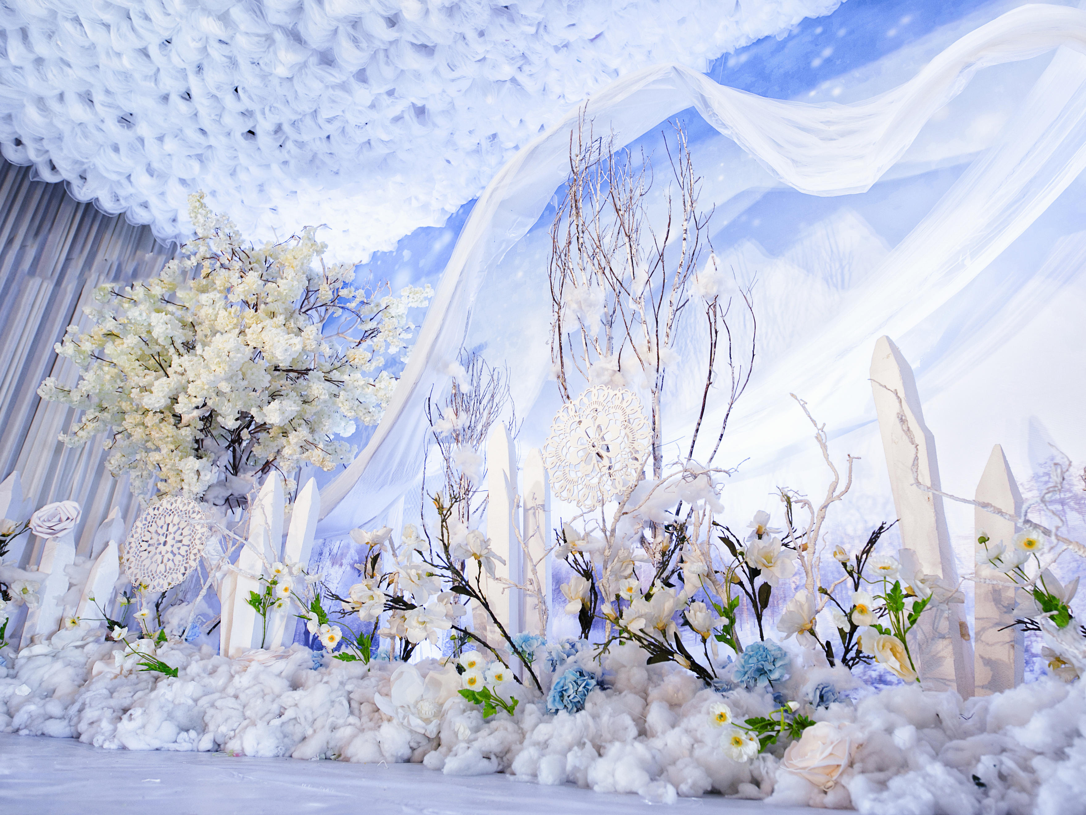 爱的真谛【蓝白色主题婚礼】内含司仪摄像摄影跟妆