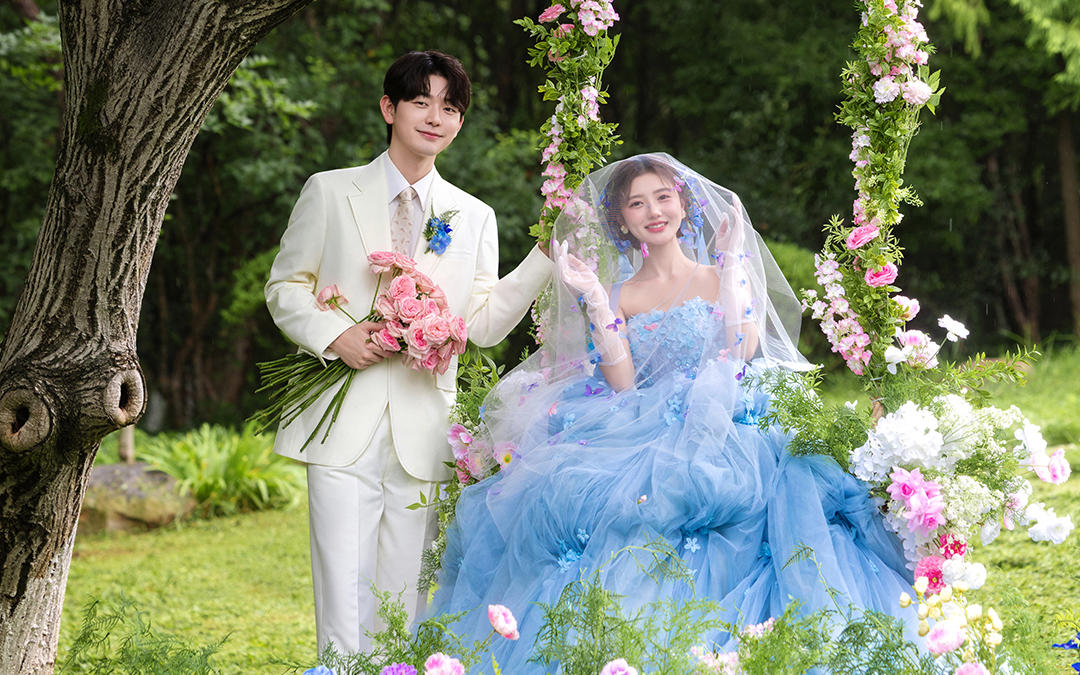 蓝雾梦境💙与花神私奔2026最出圈婚纱照风格