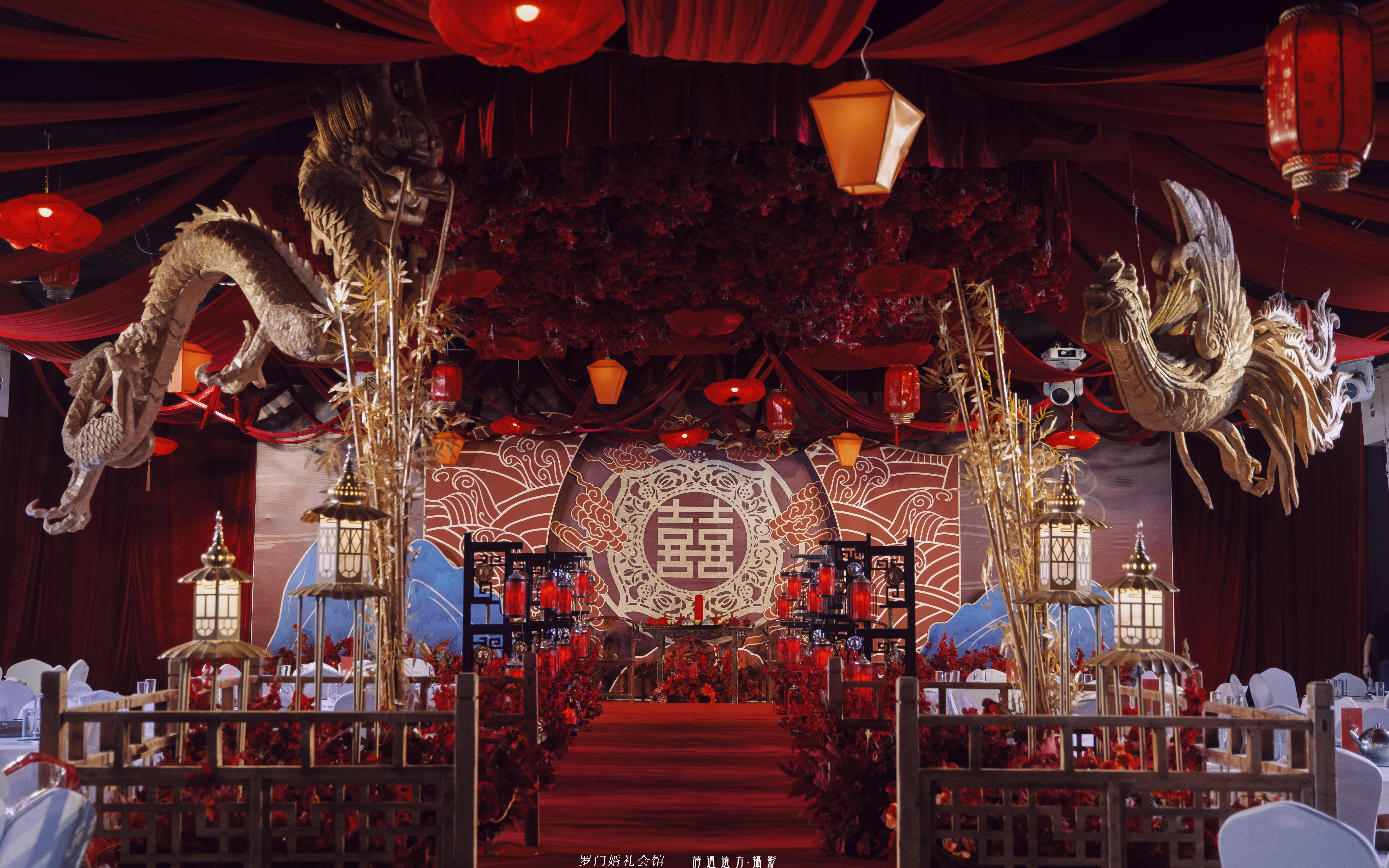 中式婚礼 无法形容的大气