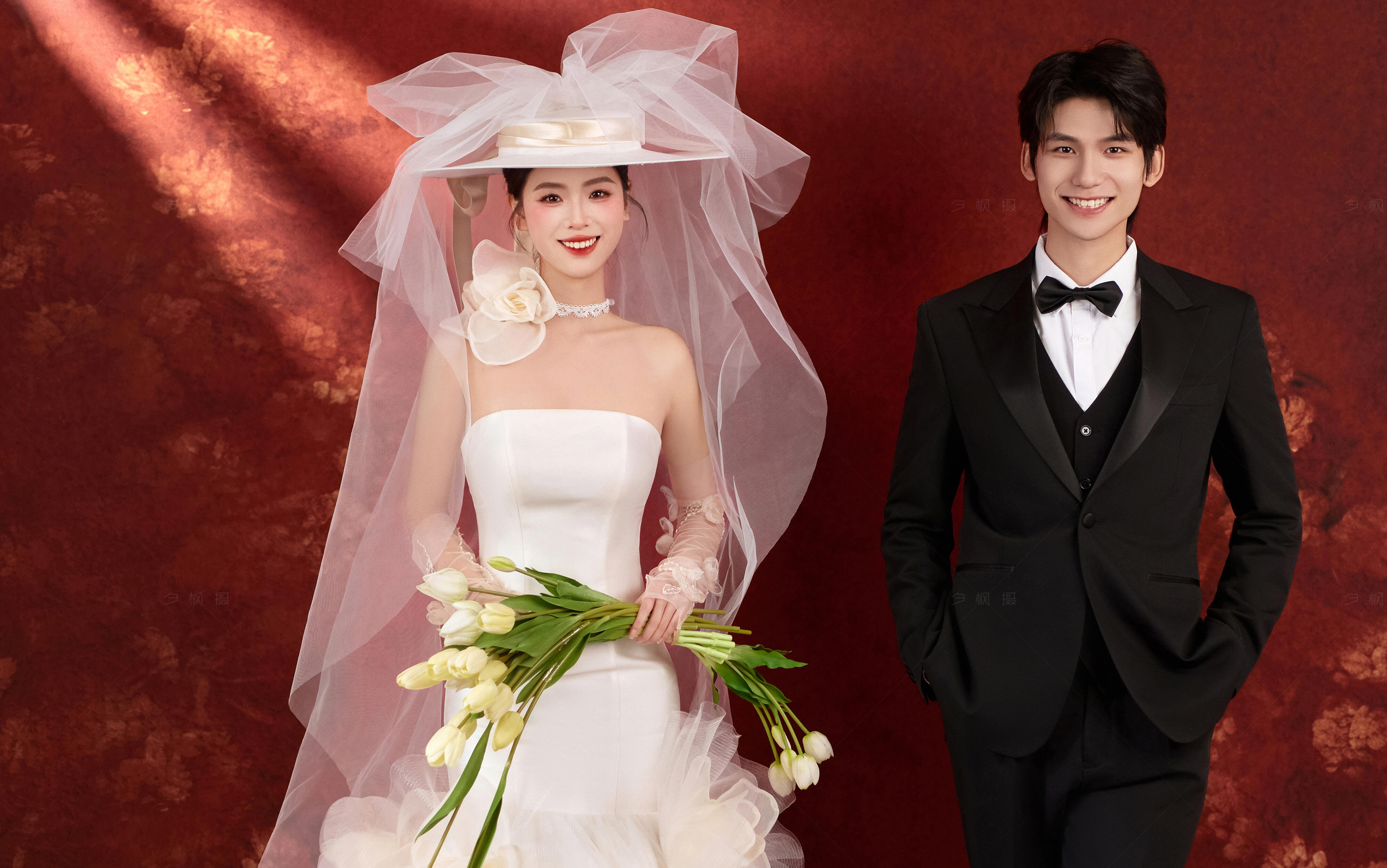 我宣布法式复古风才是掌管婚纱照的神 