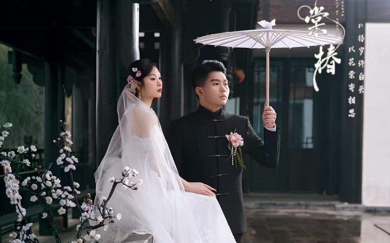 ??園林里的新中式｜白紗與墨韻，優(yōu)雅又高級(jí)