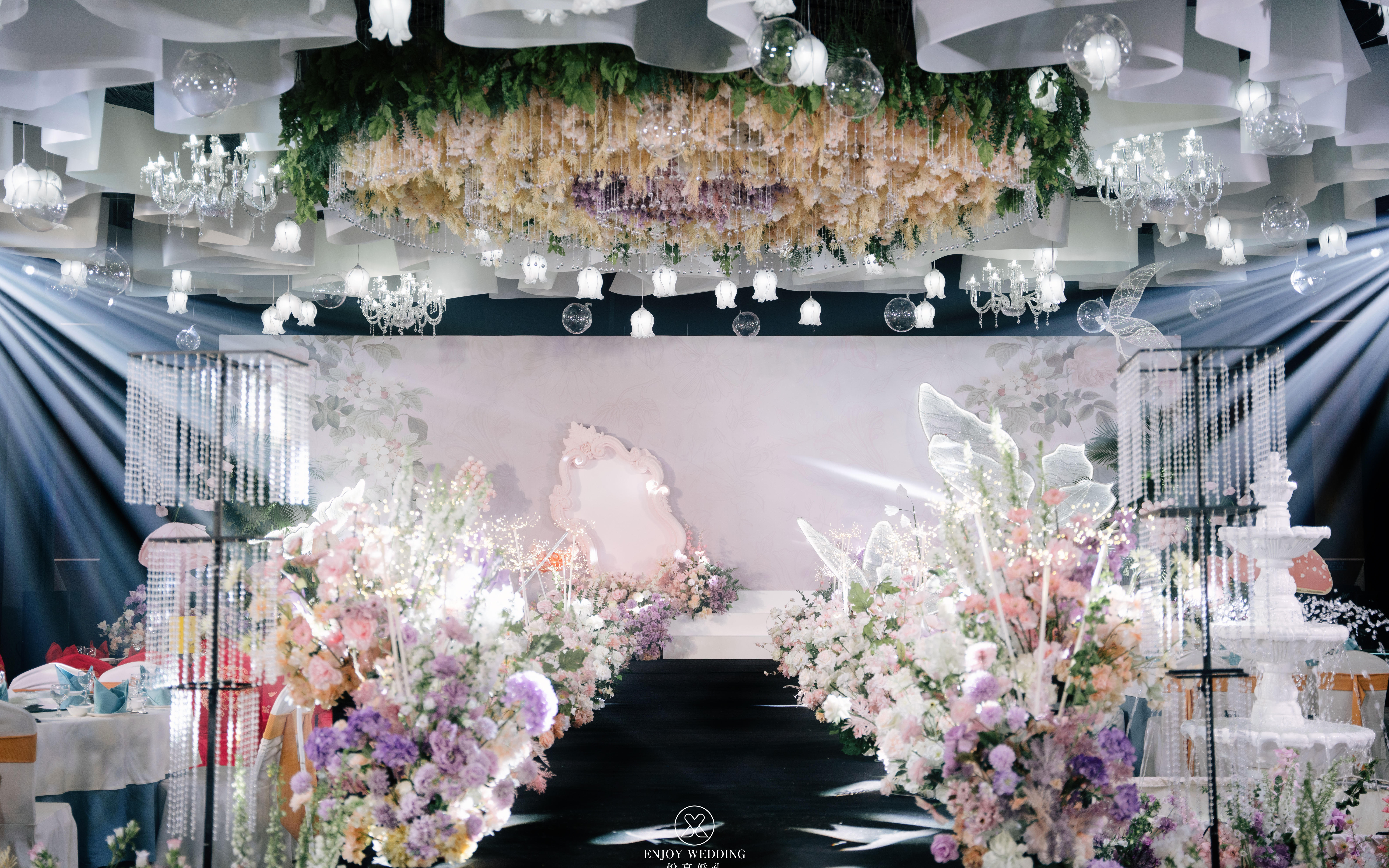夢幻小花園婚禮布置