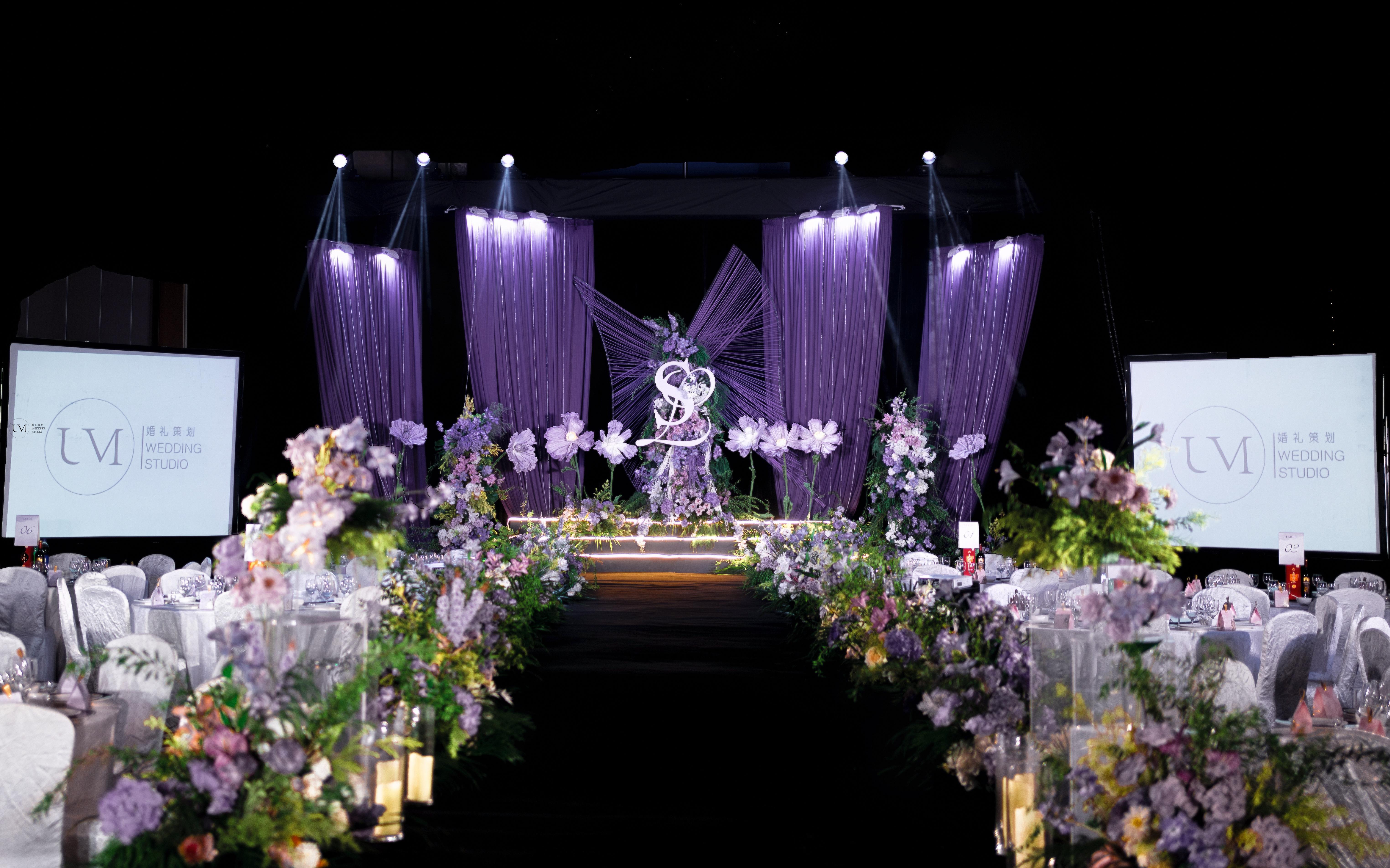 【UM婚禮】豪享來溫德姆酒店 紫色系韓式婚禮