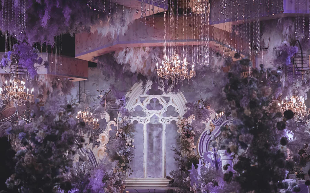 【爱薇尔】香芋紫复古梦幻婚礼