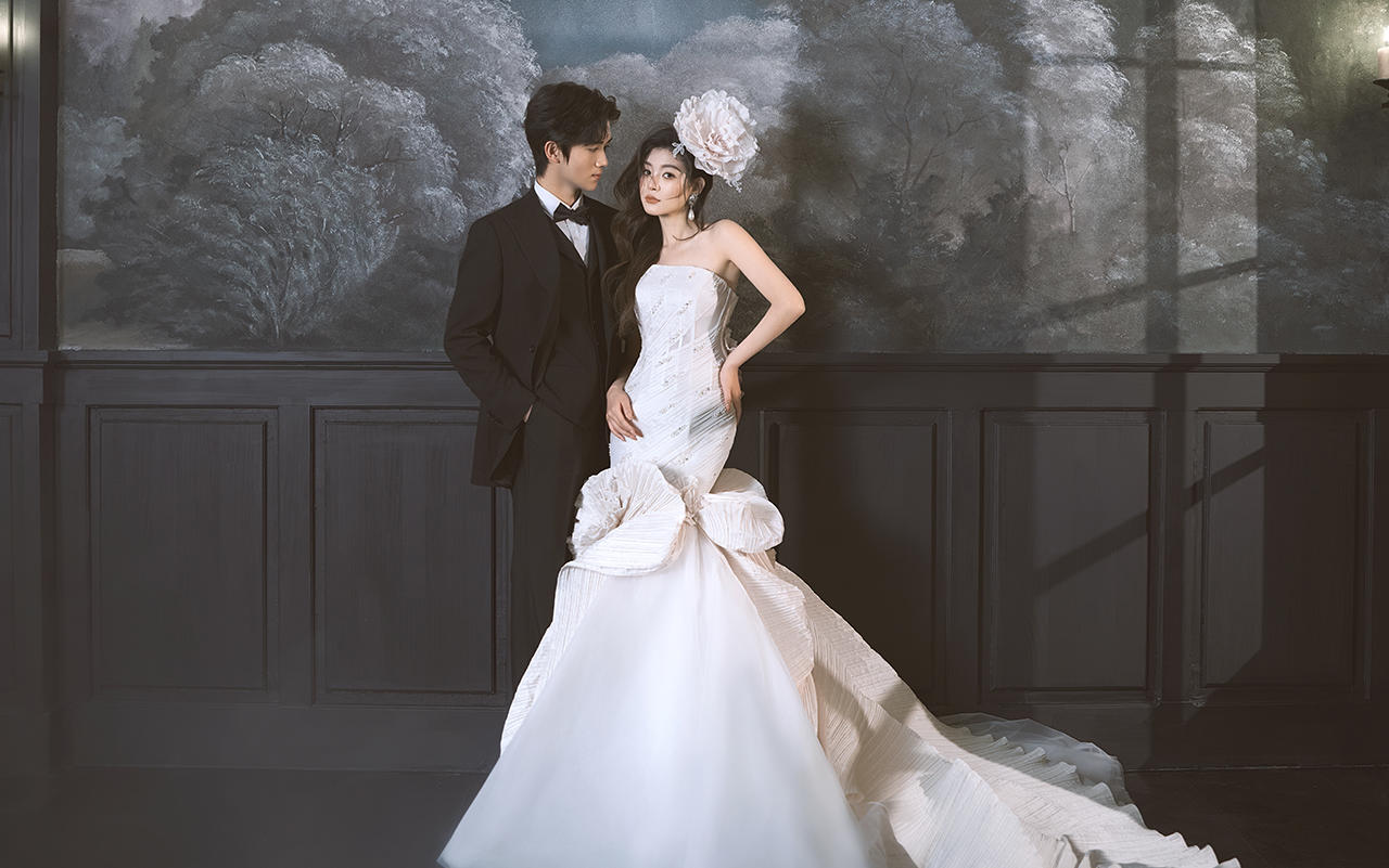 一眼沦陷的油画感婚纱照💍高级感满满