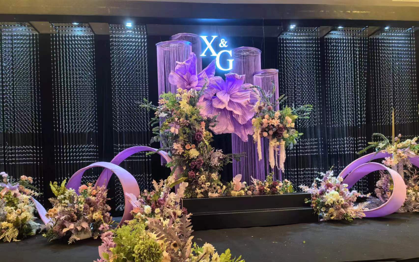 紫色水晶系列婚礼