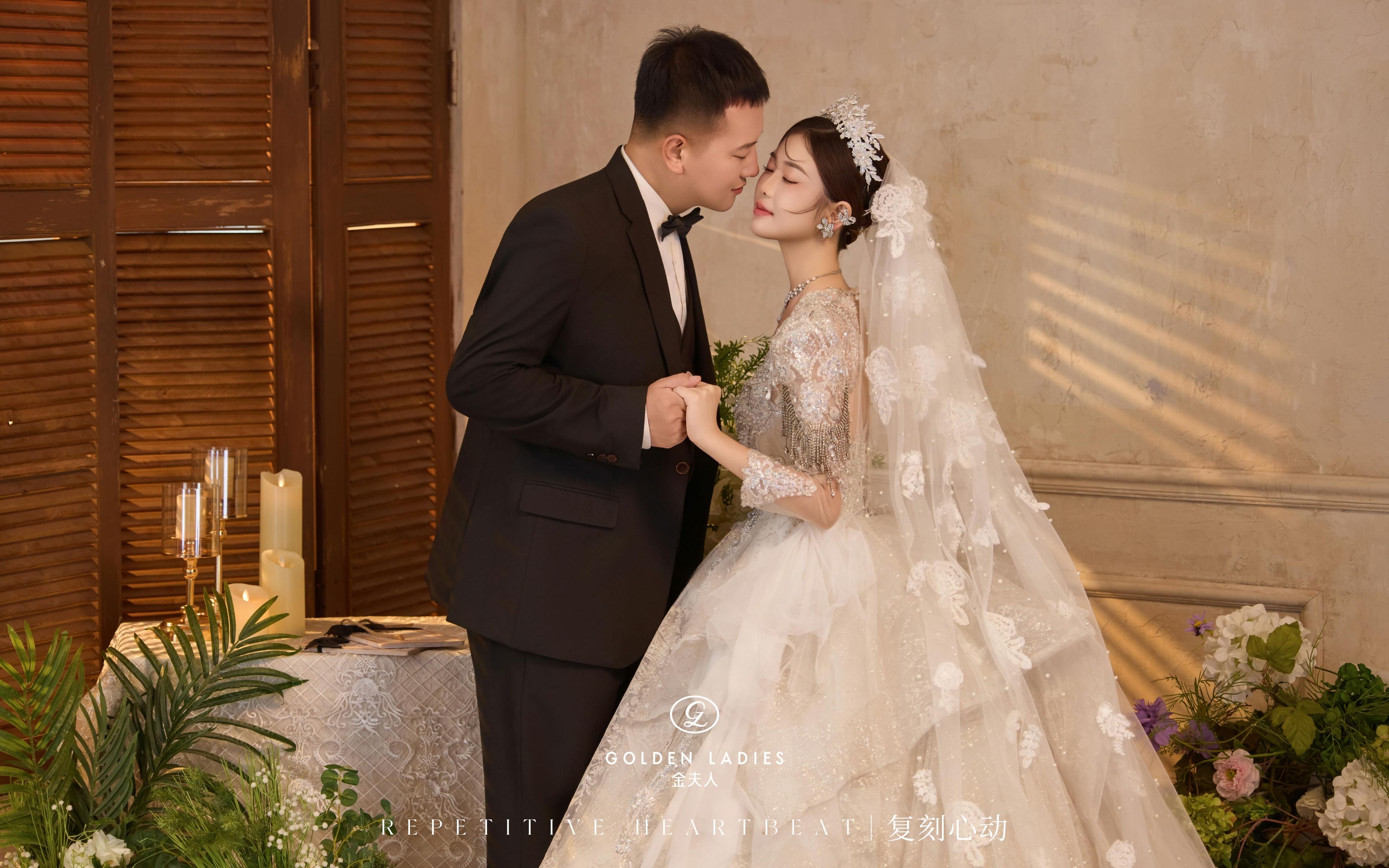 拍到花房里的童話公主啦??少女感婚紗照~
