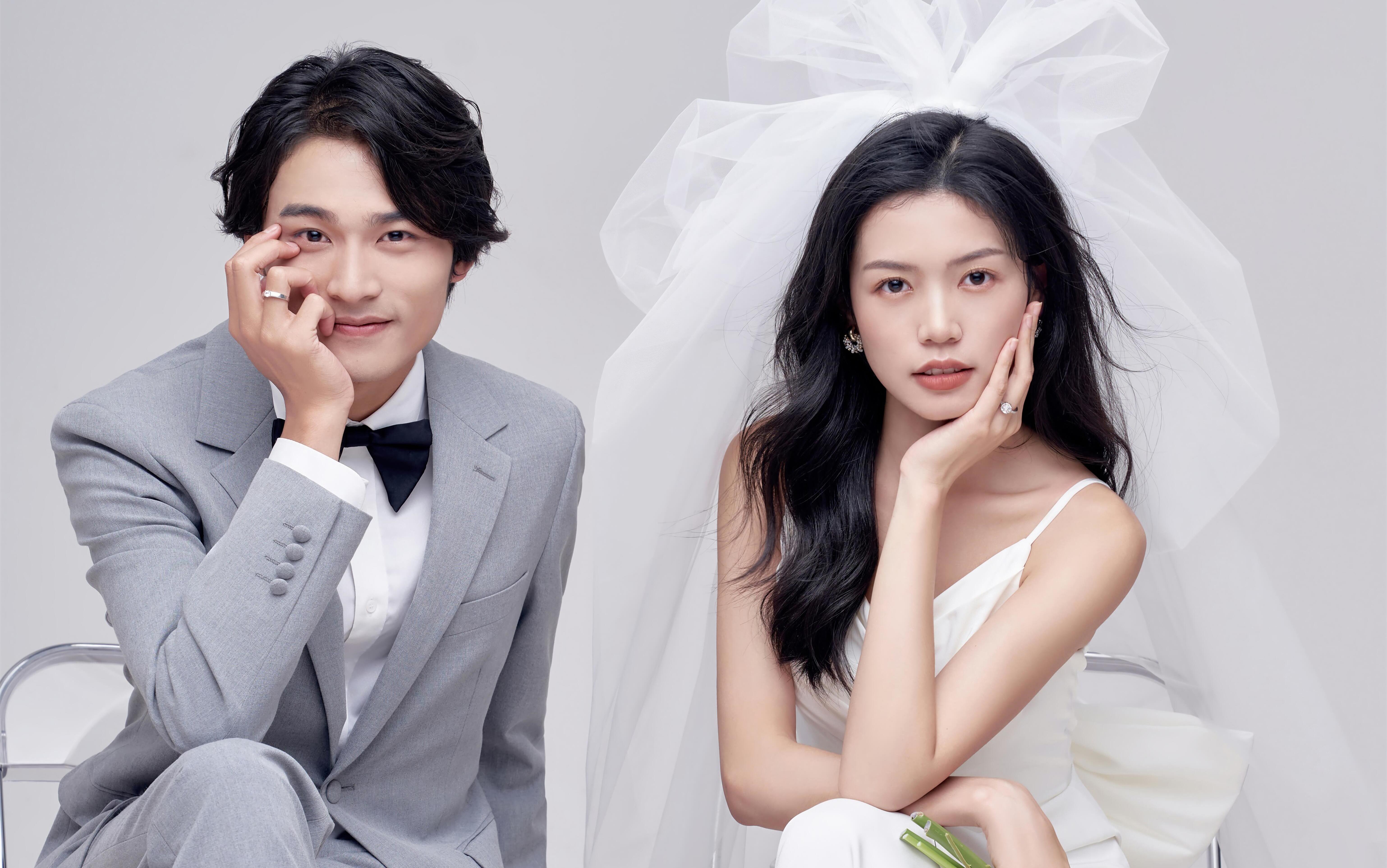 糟糕！甜度嚴(yán)重超標(biāo)??韓系情侶婚紗照