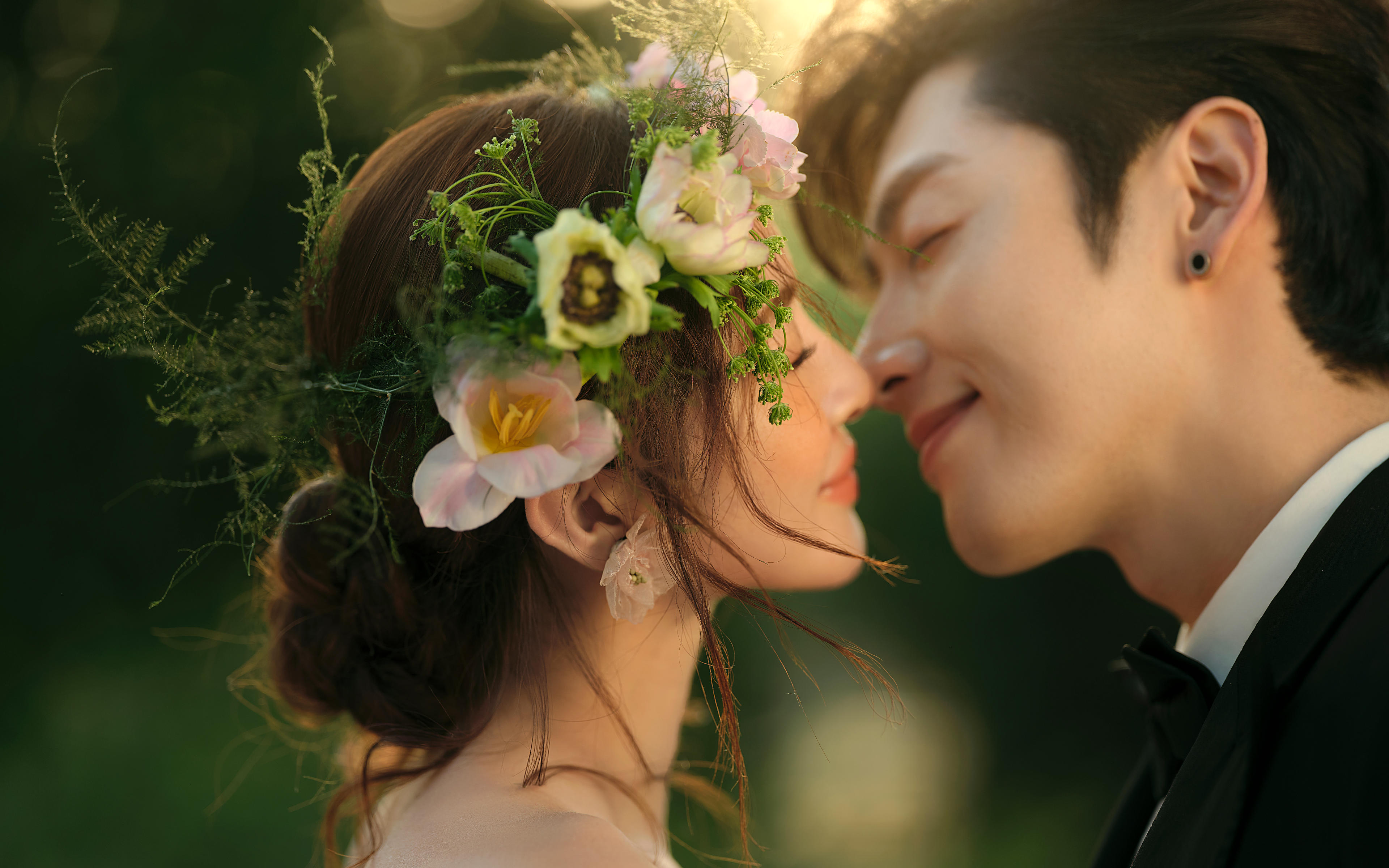 美出新高度????墜入花神浪漫婚紗照?