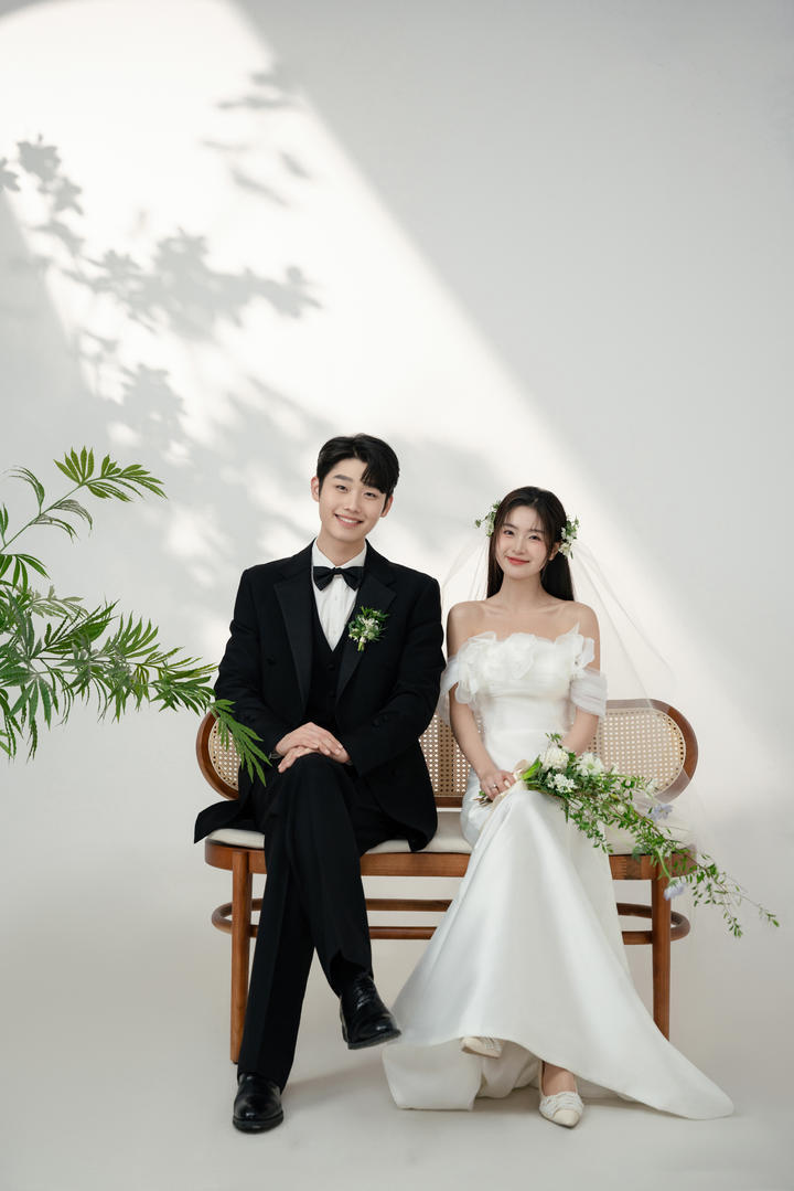 超有feel的韩式小清新婚纱照