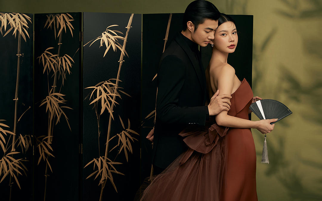创意满满的新中式系列婚纱照 每张都超爱！