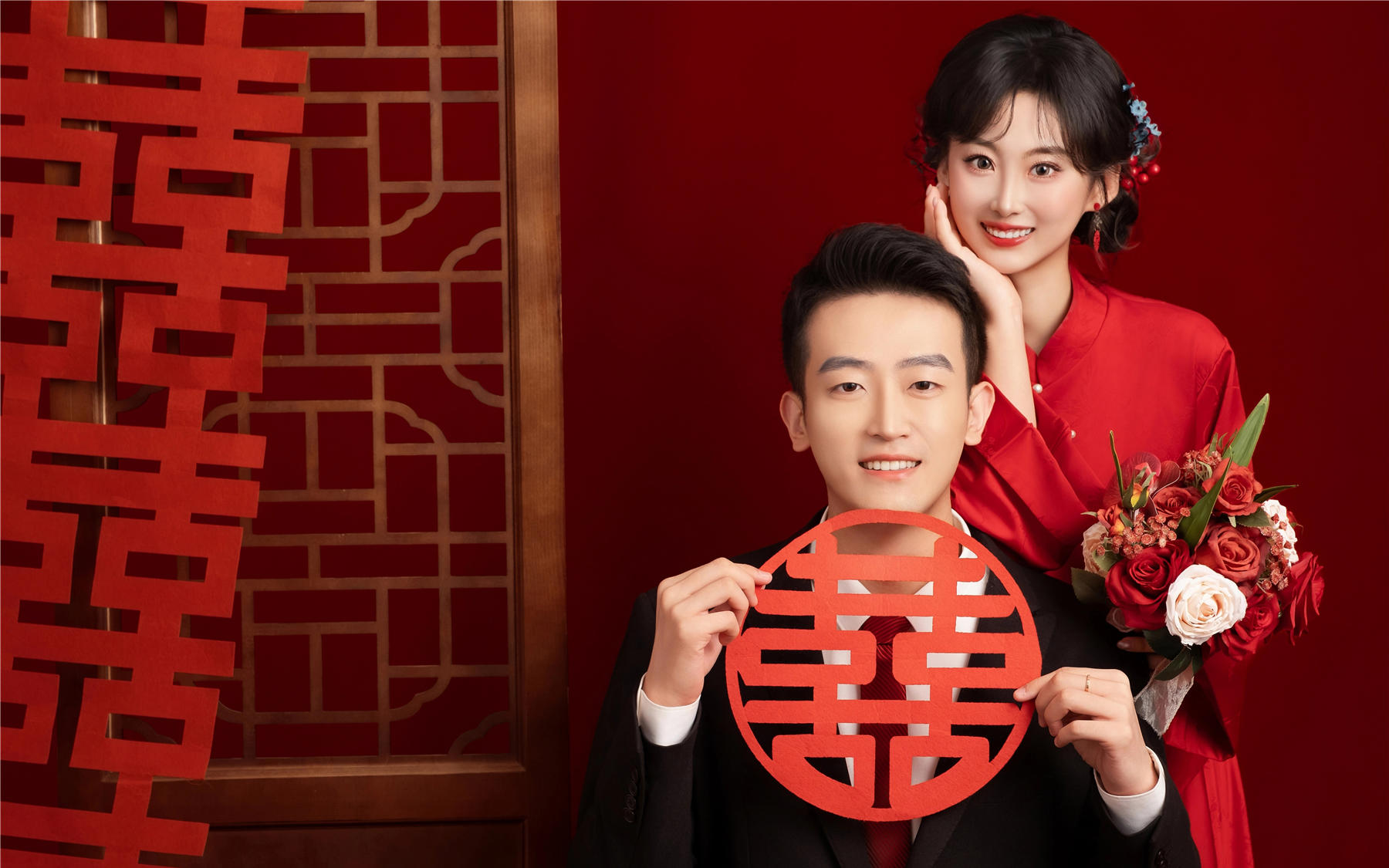 永远为「新中式」婚纱照心动，这美刻在骨子里