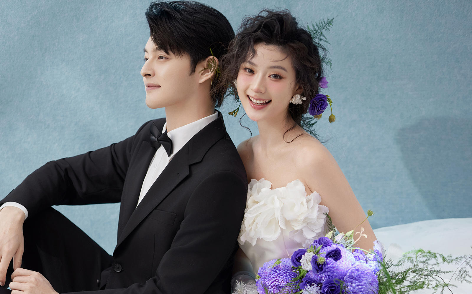 《经典黑白配，镌刻永恒的婚纱浪漫》