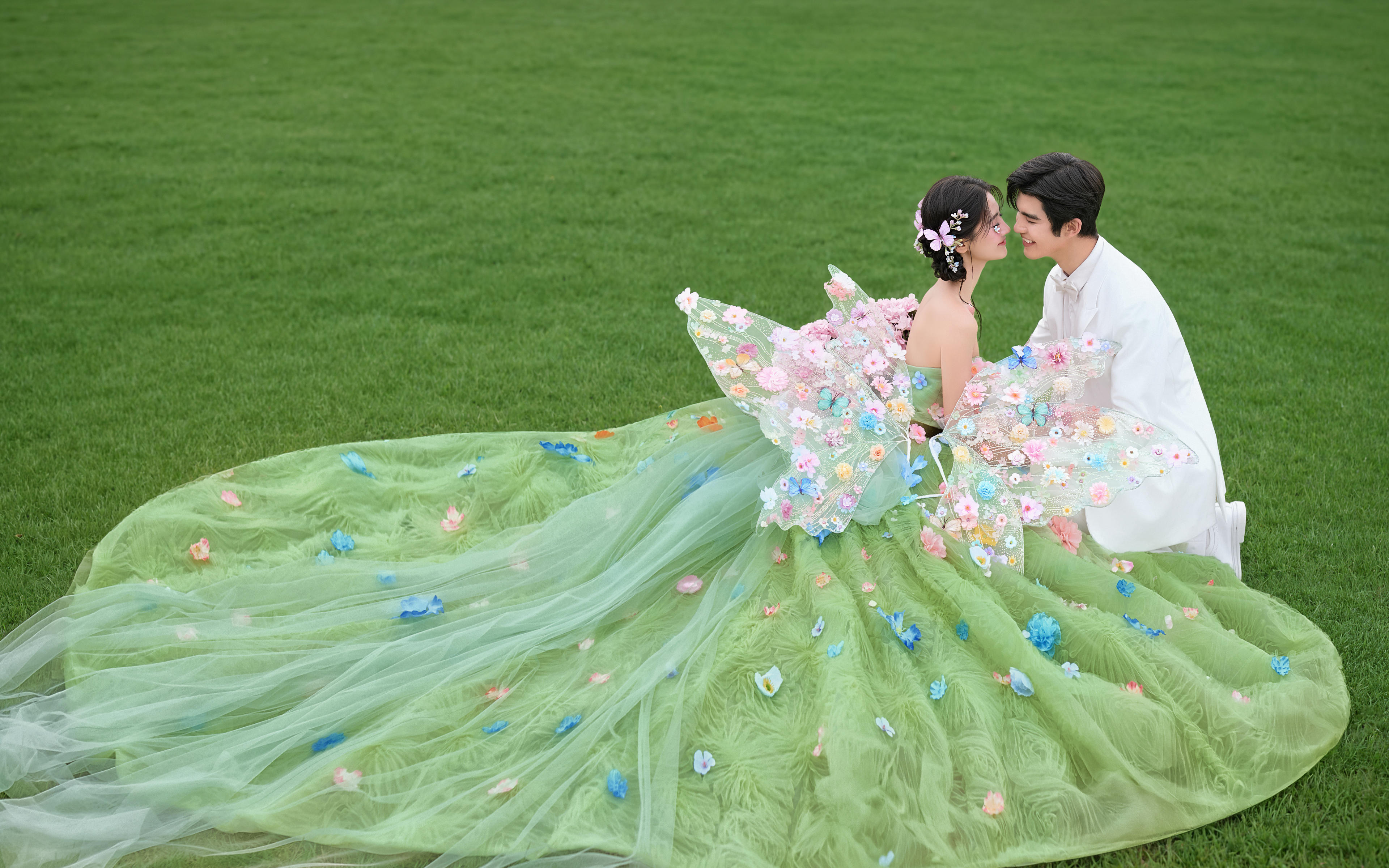 冬天还能拍的婚纱照“四季青”太美啦🏌️‍♀️