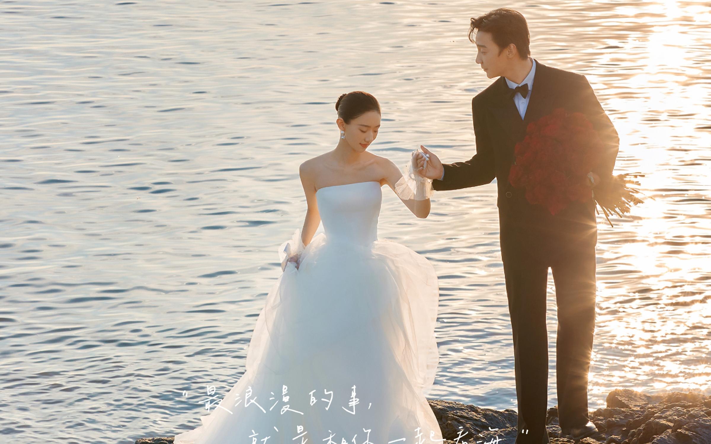 【法式印象】全網(wǎng)超火的礁石海景婚紗照直接封神了