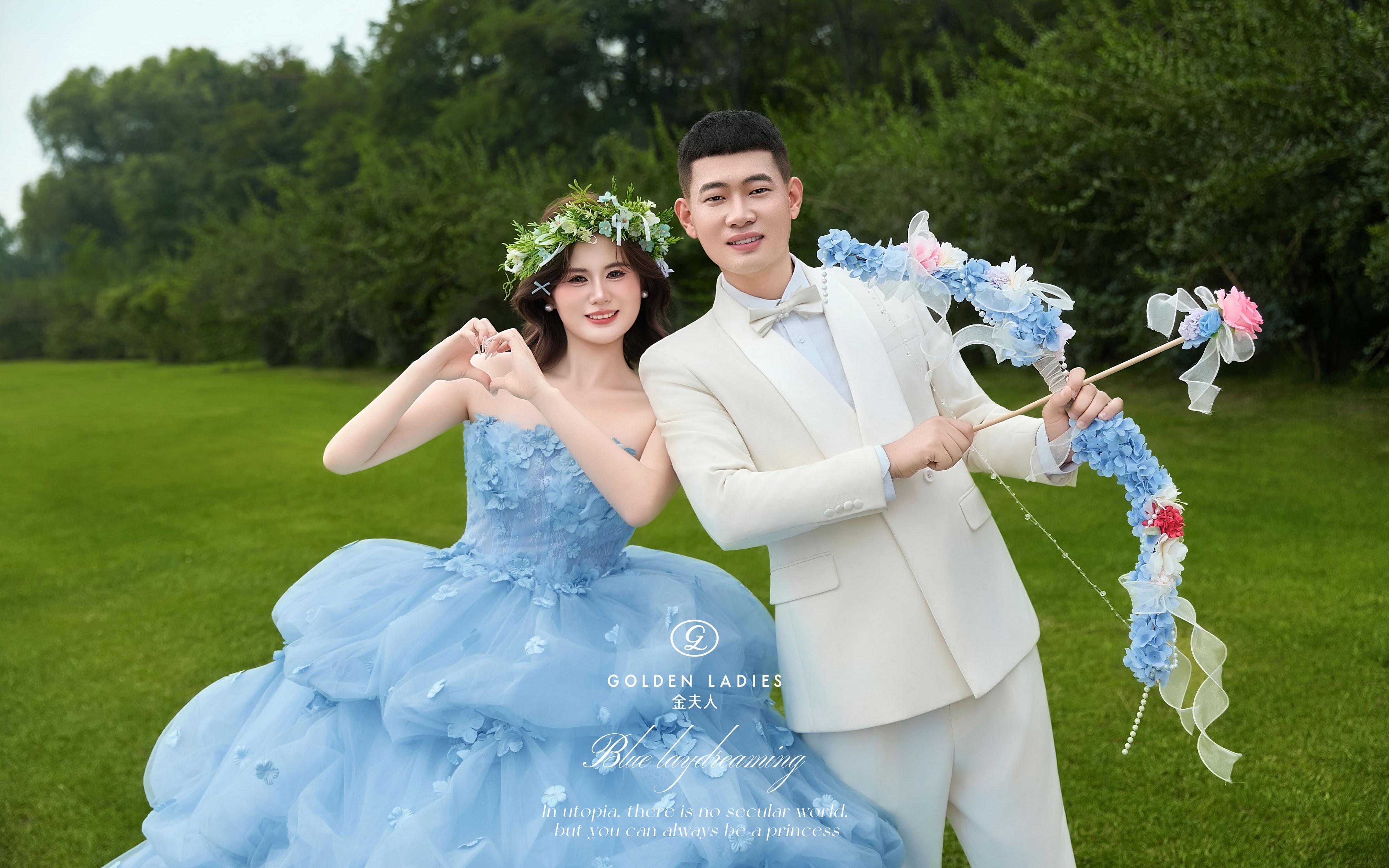 仙女必拍??公主風(fēng)草坪婚紗照簡直不要太出片 