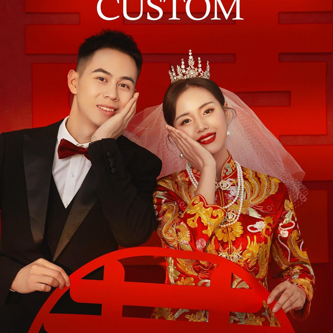 张先生＆舒女士中式内景婚纱照