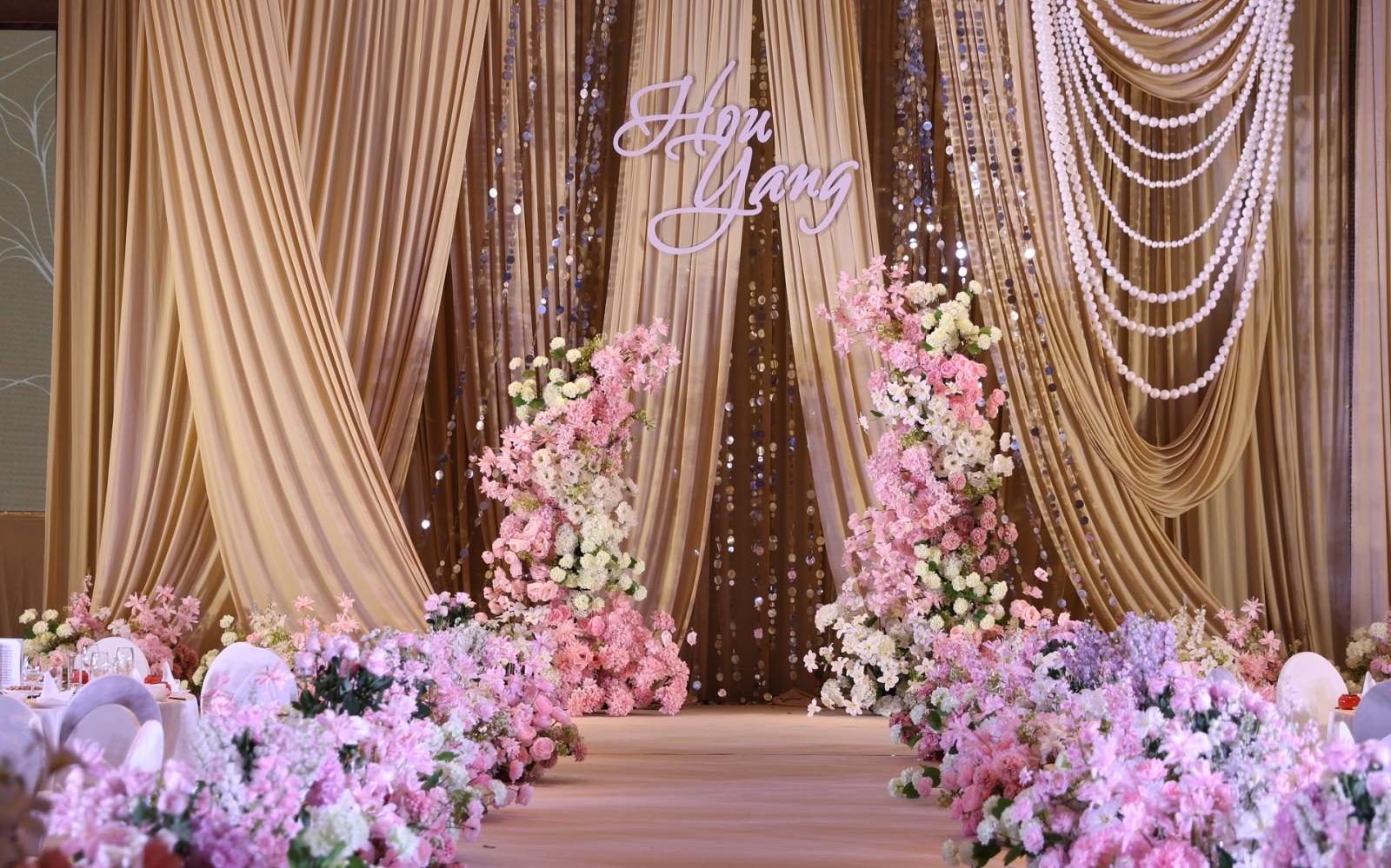 喜橙|粉紫色韩系婚礼