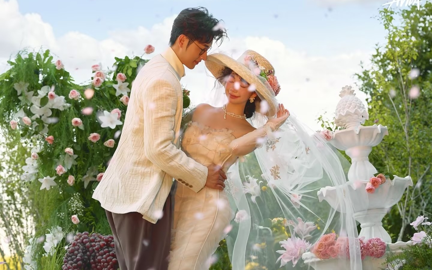 多巴胺森系婚纱照