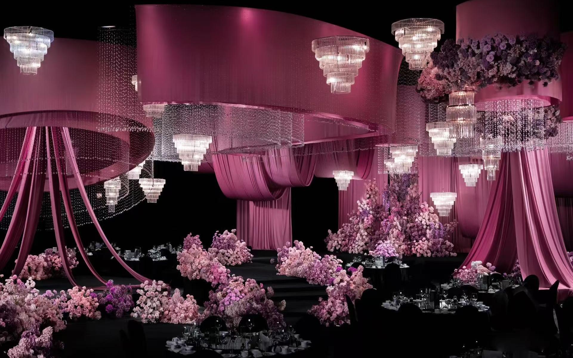 玫色晶穹奢艷婚禮