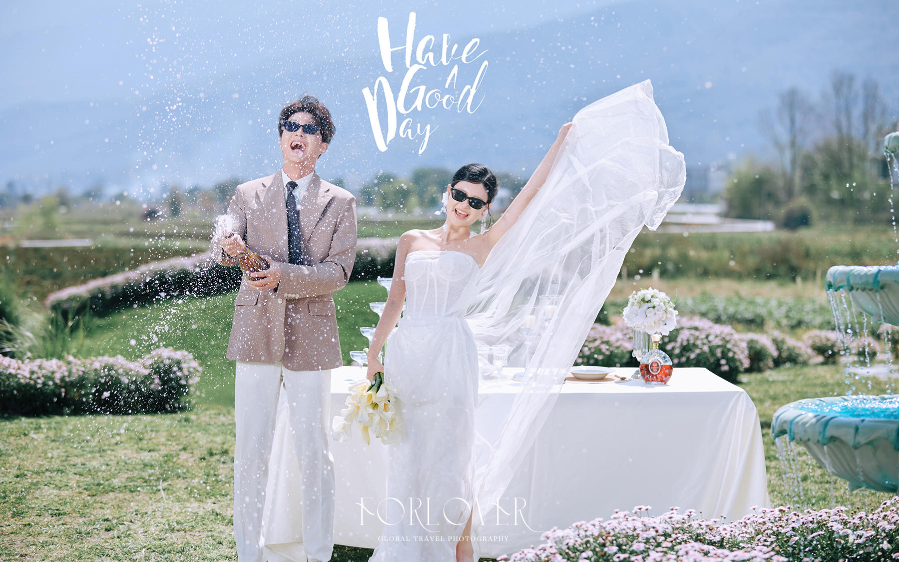 赴大理青禾庄园，拍心动婚纱照