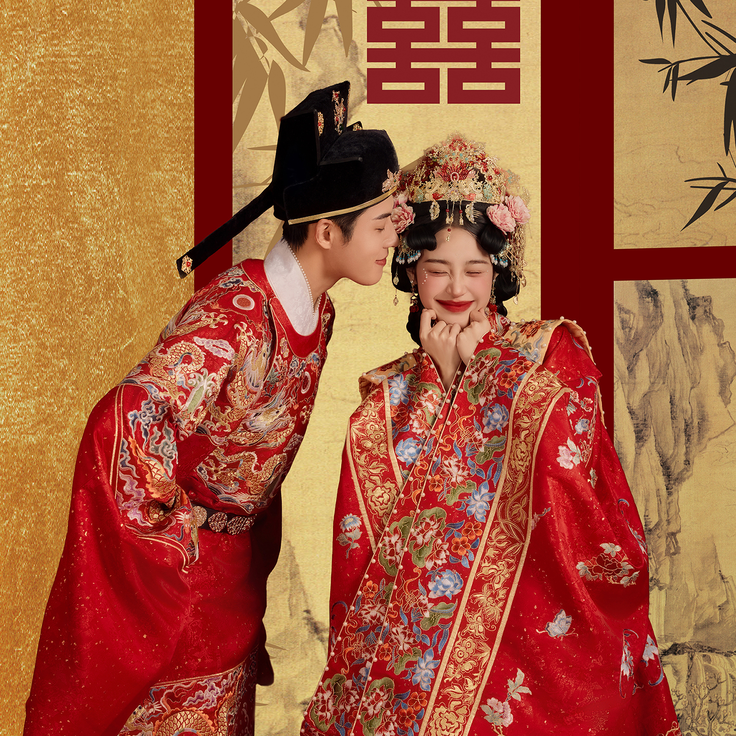  【国风锦韵】风格任拍+底片全送+婚纱照一价全包