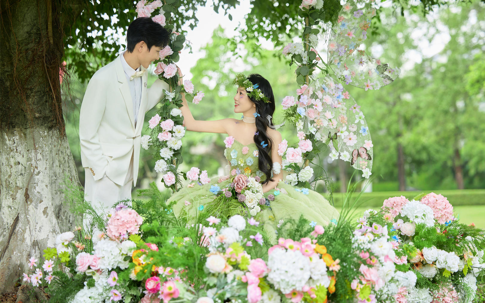 客片分享-誰懂啊??拍森系婚紗照像闖進了童話森林