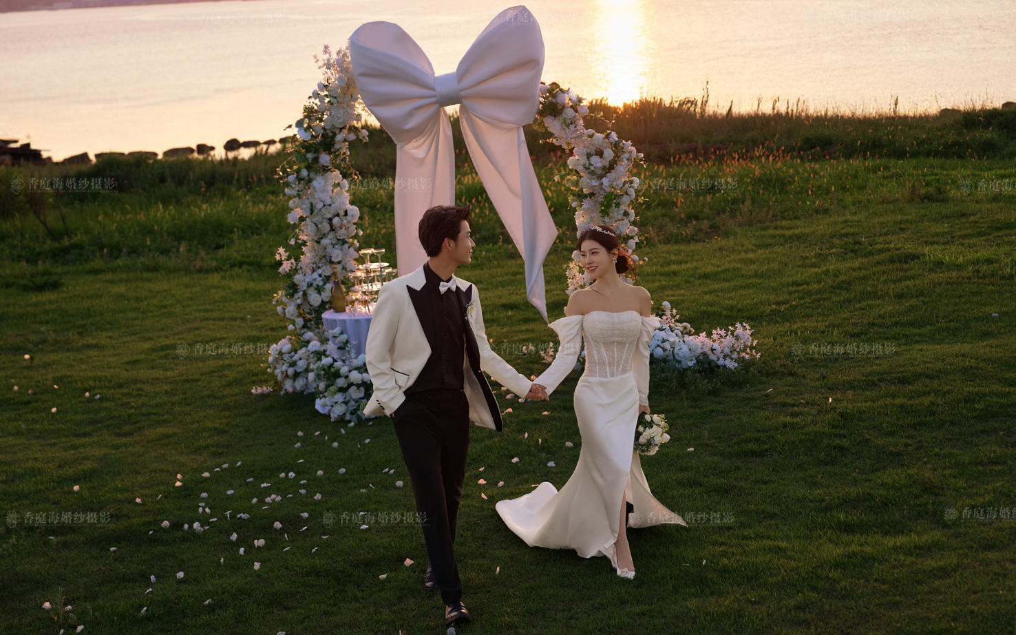 威海夕阳派对婚纱照