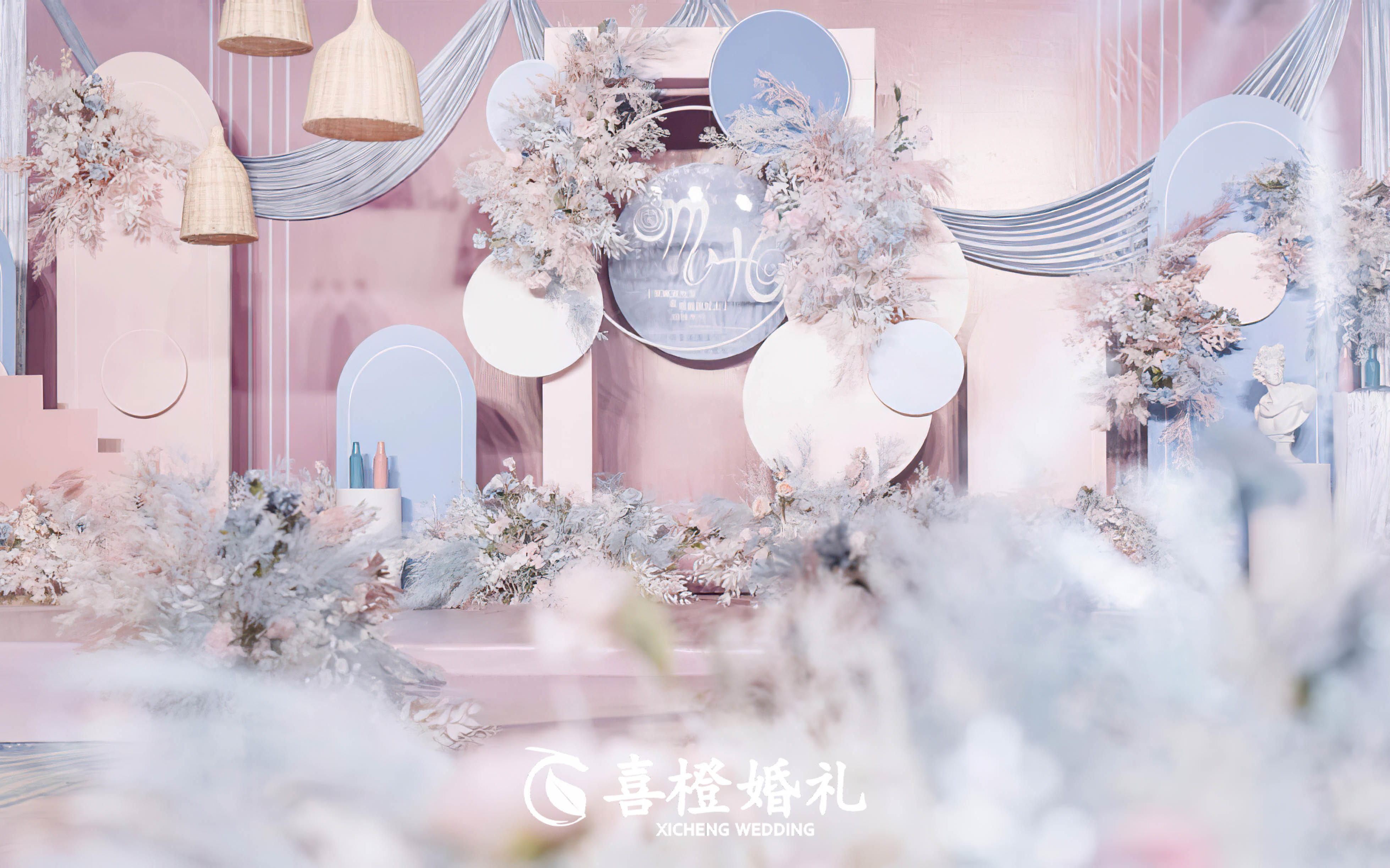 童話風｜夢幻俏皮粉藍色