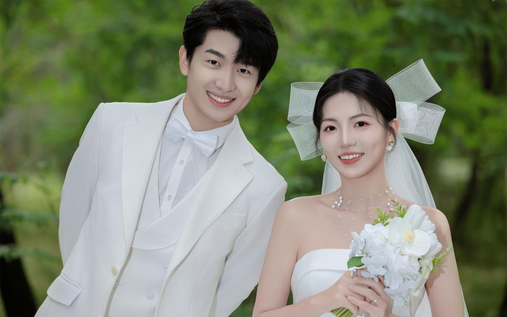 森系清新风婚纱照