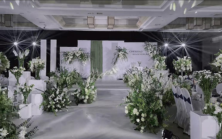 小预算白绿色极简婚礼（超值）