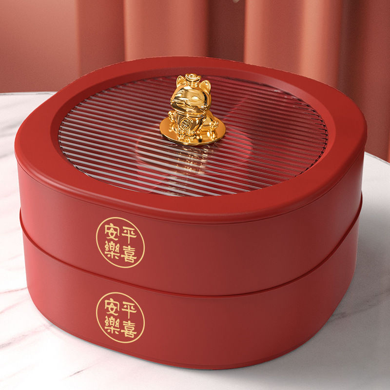 創(chuàng)意分格多格果盤干果盤糖果盒結(jié)婚家用水果盤客廳茶幾網(wǎng)紅零食