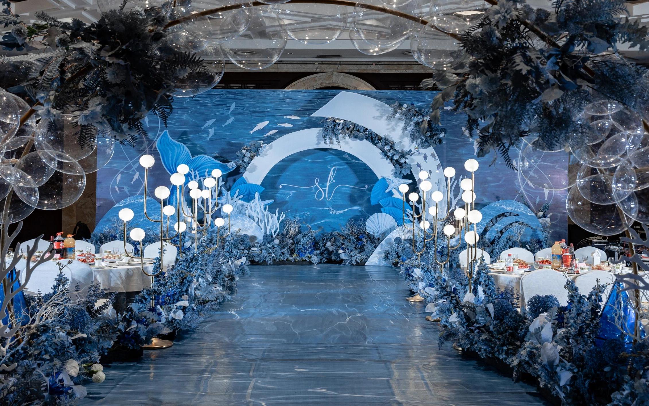 MEMO美慕|低层高海洋风主题婚礼