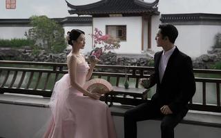 园林婚纱照，感受新中式的浪漫