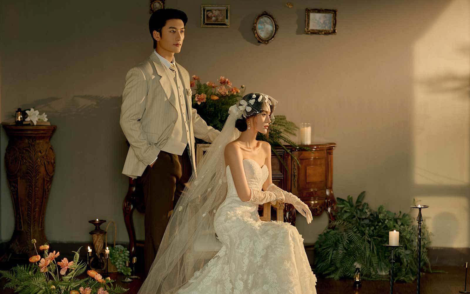 关于法式古典美，我有话说❤复古婚纱照